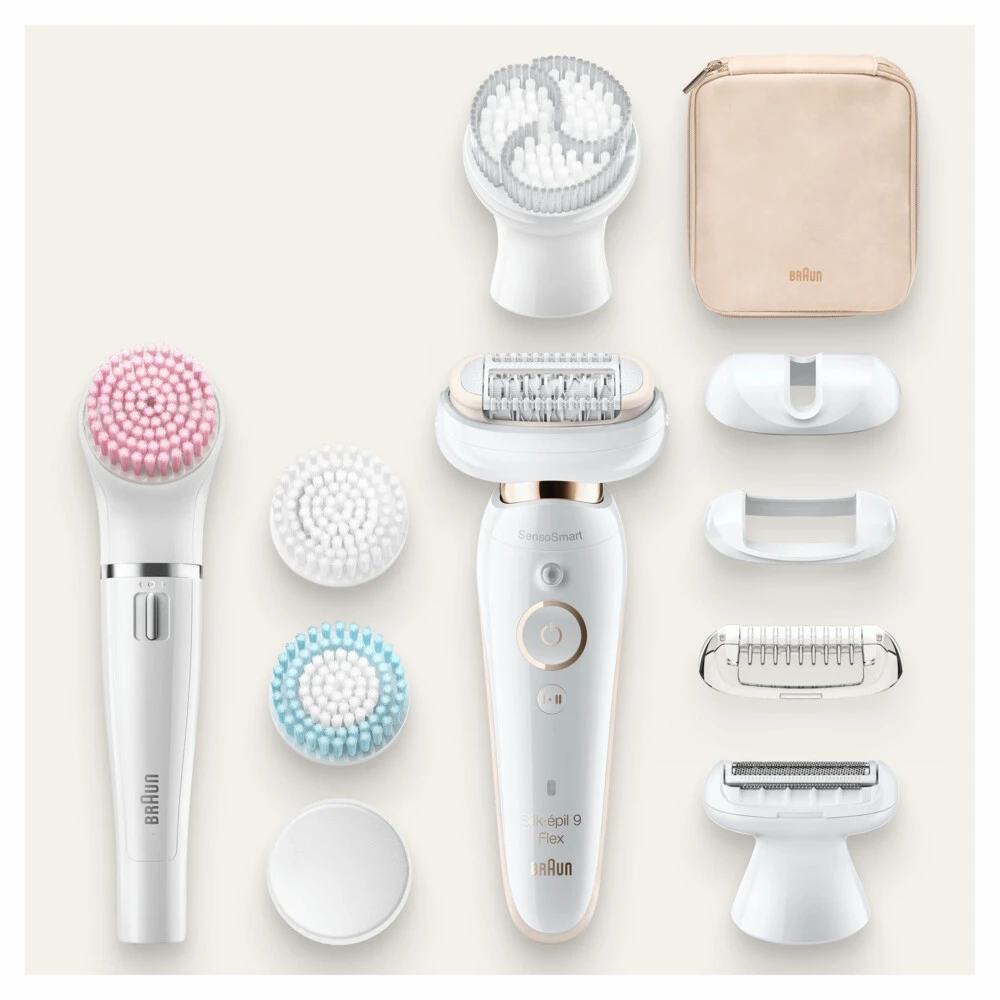 Braun Epilator Silk-épil 9 Flex 9-100 Beautyset Wit / Goud - Afbeelding 2