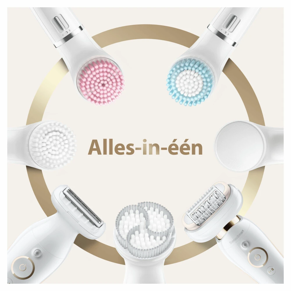 Braun Epilator Silk-épil 9 Flex 9-100 Beautyset Wit / Goud - Afbeelding 3