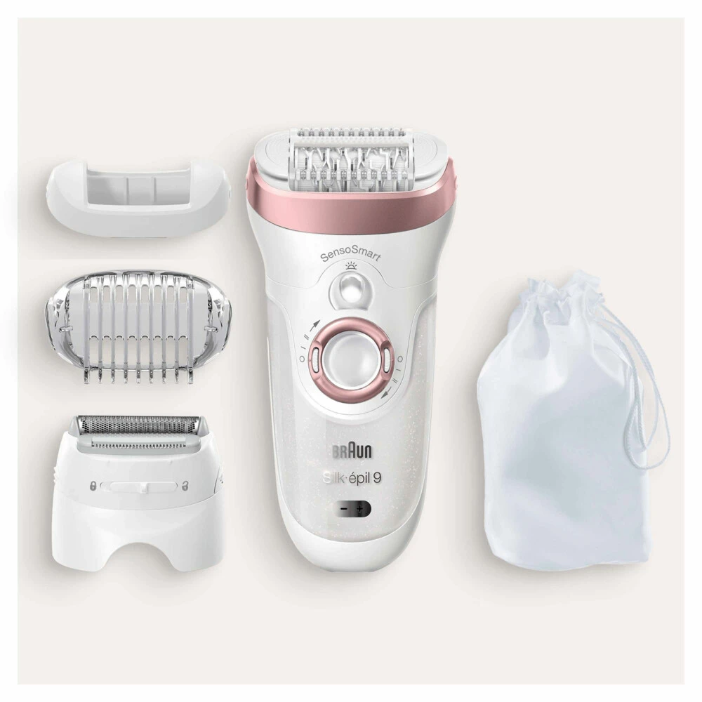 Braun Epilator Silk-épil 9 9-720 Wit / Roségoud - Afbeelding 2