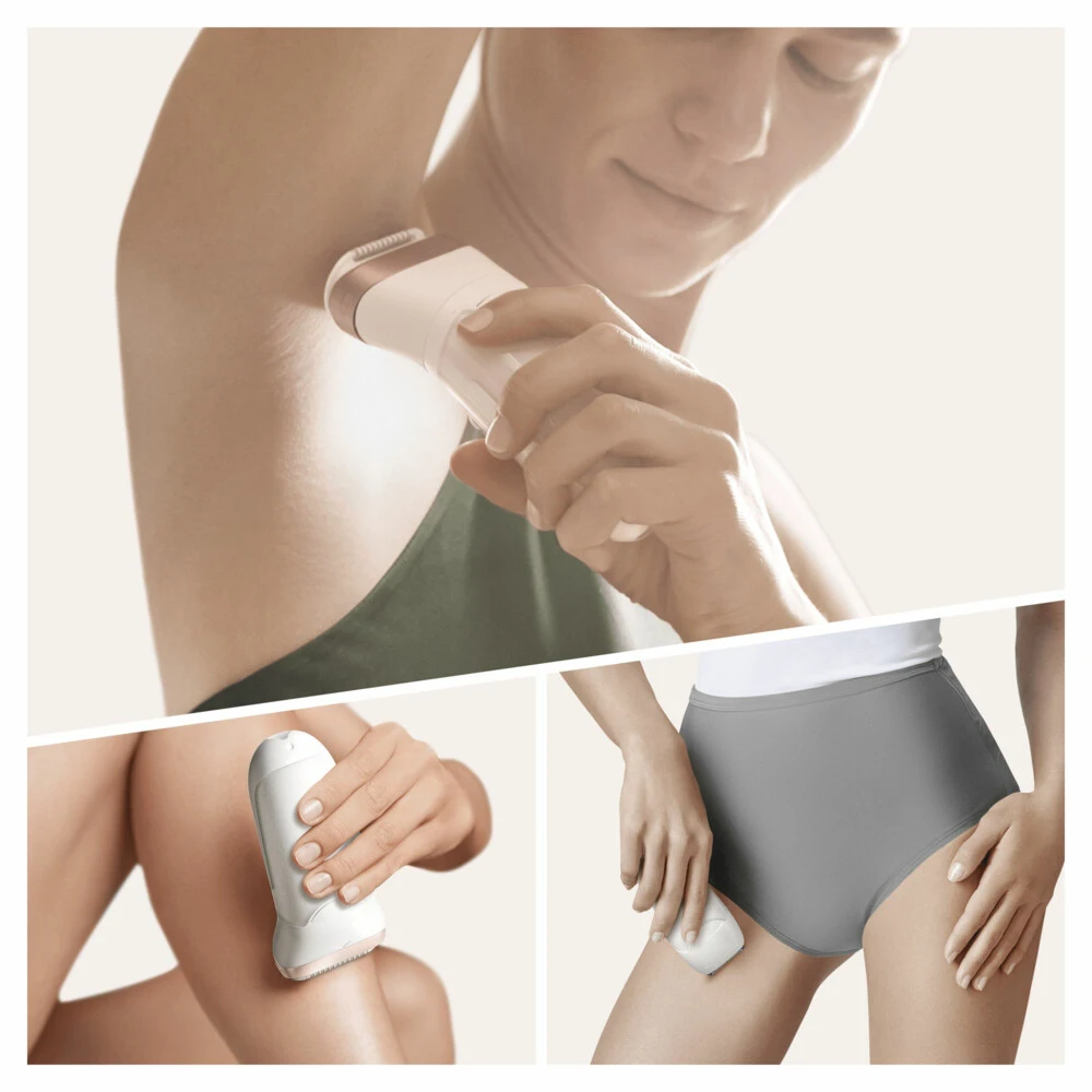 Braun Epilator Silk-épil 9 9-720 Wit / Roségoud - Afbeelding 4