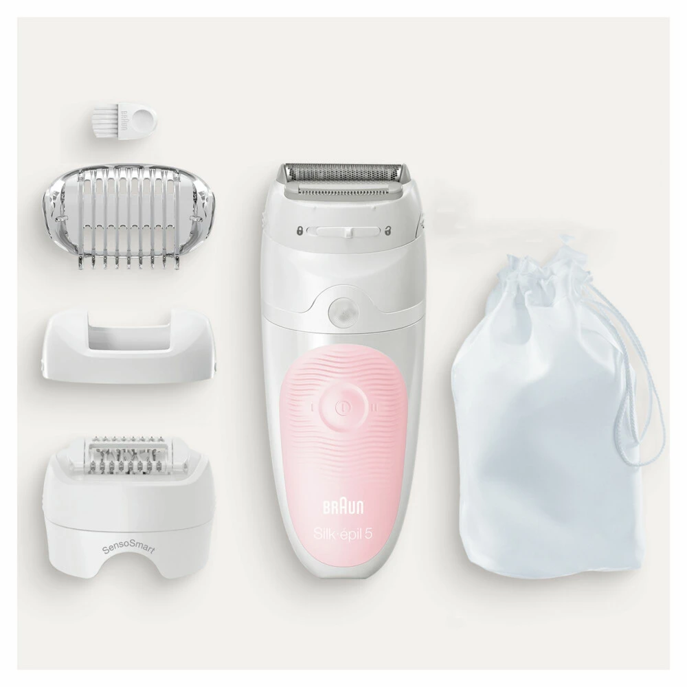 Braun Epilator Silk-épil 5-620 Wit/Roze - Afbeelding 5