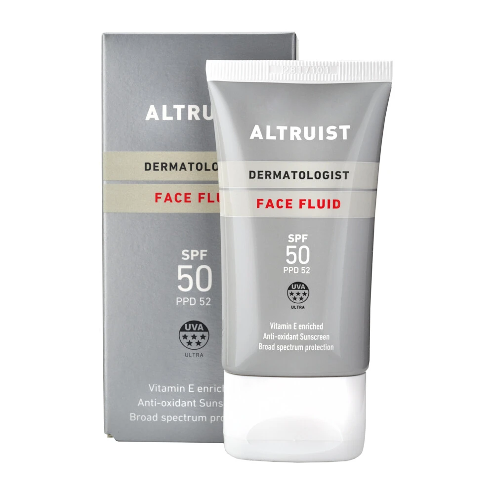 Altruist Zonnebrand Creme Face Fluid SPF 50 - Afbeelding 2