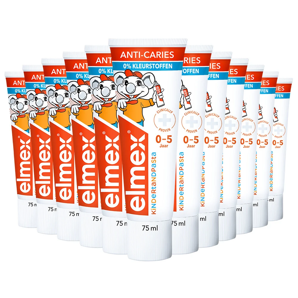 12x Elmex Peuter (0-5 Jaar) Gel-Tandpasta