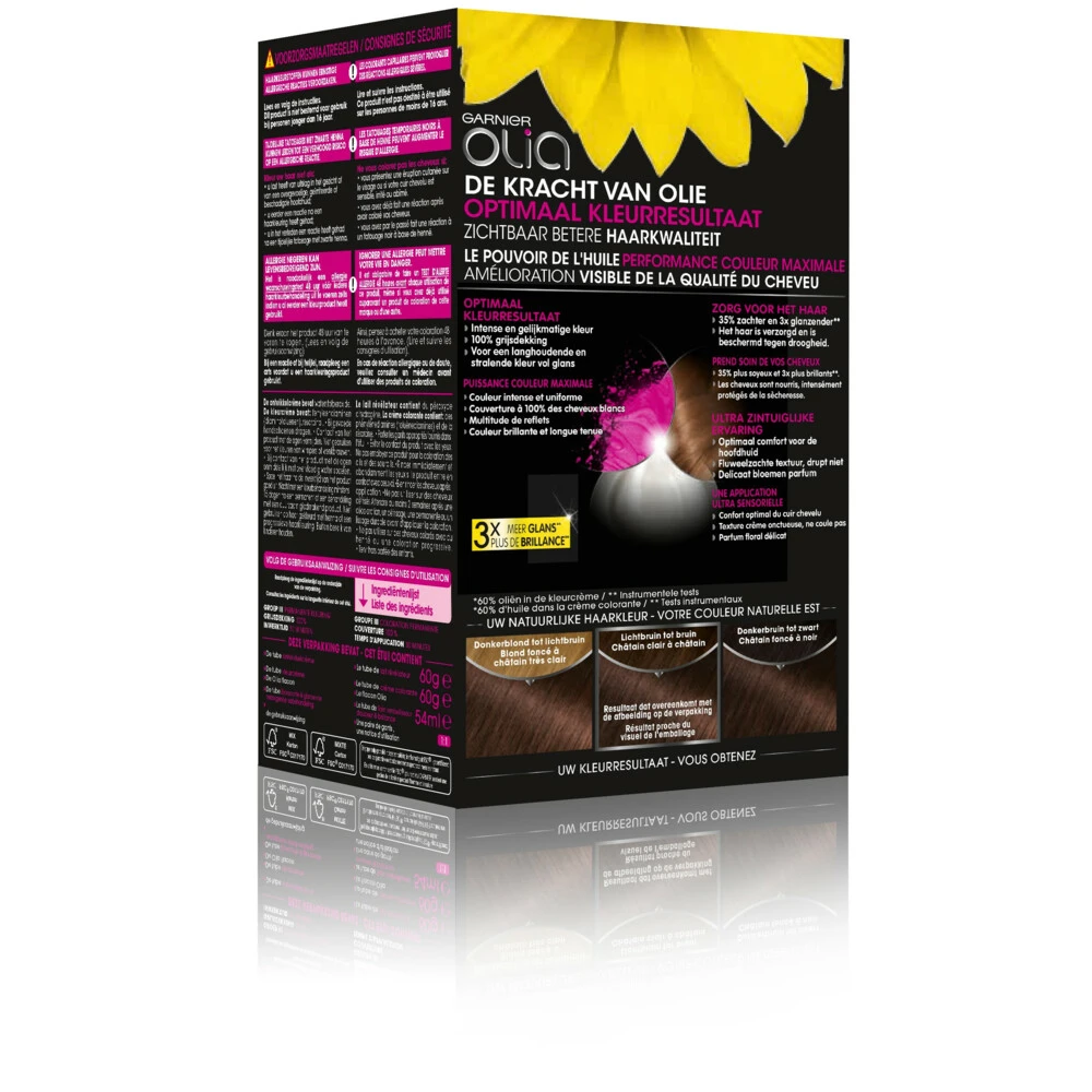 Garnier Olia Haarverf 4.8 - Mokka Bruin - Afbeelding 2