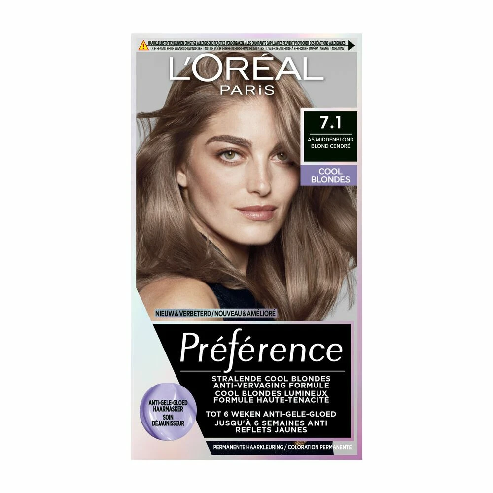 L'Oreal Lu0027Oréal Preference Haarkleuring 7.1 Iceland - Cool Blondes