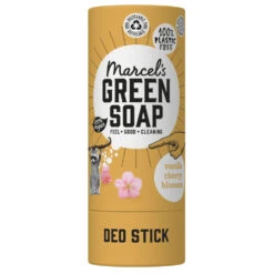 6x Marcelu0027s Green Soap Deodorant Stick Vanille & Kersenbloesem