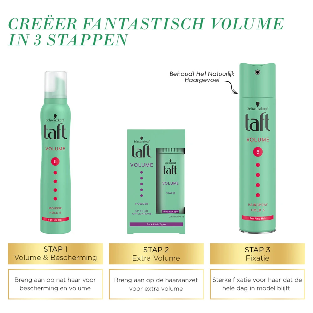 Taft True Volume Hairstyling Pakket - Afbeelding 2