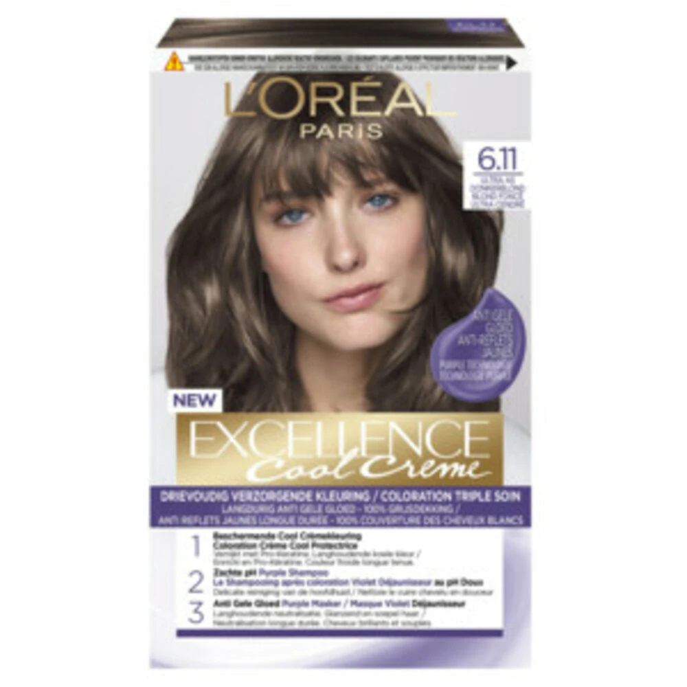 L'Oreal Lu0027Oréal Cool Cream - Donkerblond + Uitgroeispray Pakket - Afbeelding 2