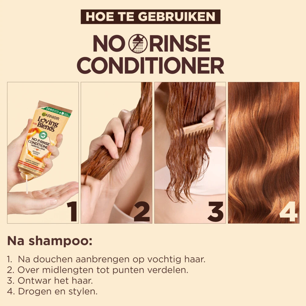 6x Garnier Loving Blends No Rinse Conditioner Milde Haver - Afbeelding 3