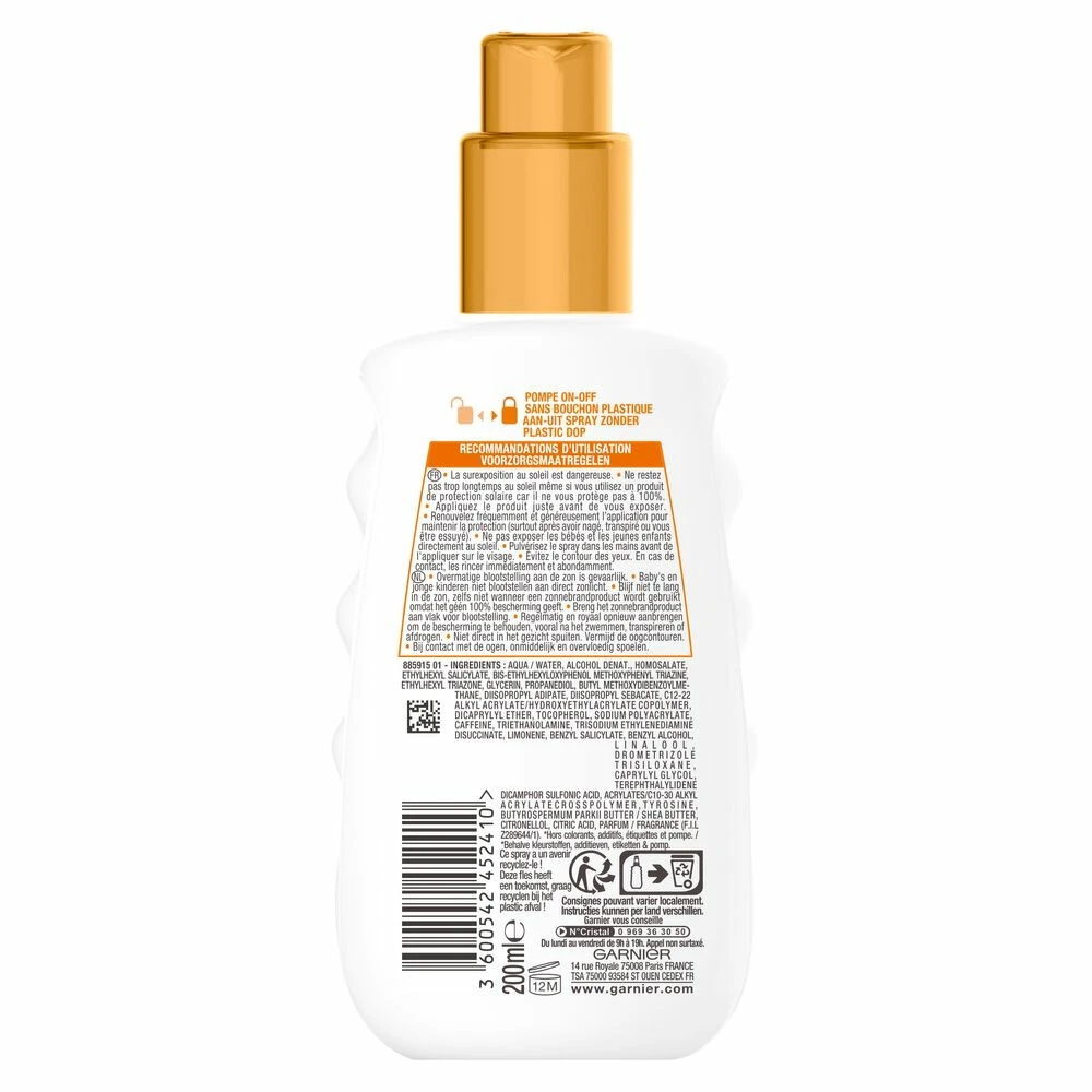 Garnier Ambre Solaire Ideal Bronze Zonnespray SPF 30 - Afbeelding 2