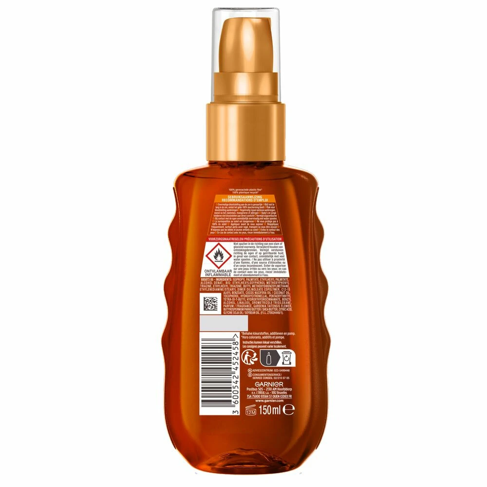 Garnier Ambre Solaire Zonneolie SPF 15 - Afbeelding 2