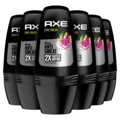 6x Axe Deodorant Roller Epic Fresh
