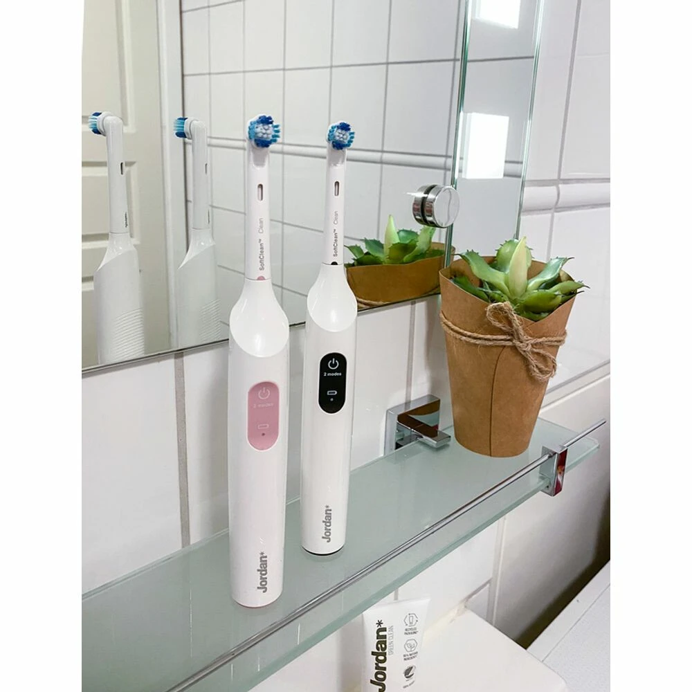 Jordan Elektrische Tandenborstel Clean Smile Zwart - Wit - Afbeelding 6