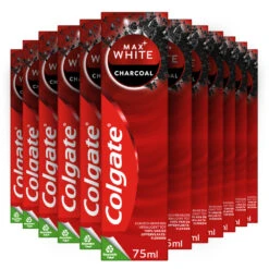 Colgate® 12x Colgate Max White Tandpasta Charcoal