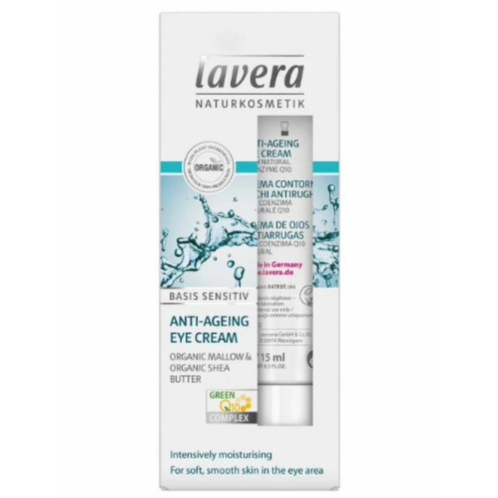 Lavera Basis Sensitiv Anti-Ageing Oog Crème Q10
