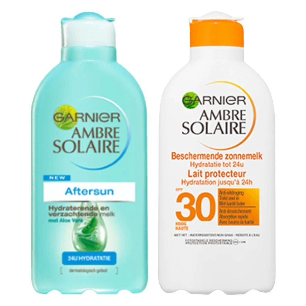Garnier Ambre Solaire SPF30 Zonnebescherming & Verzorging Pakket