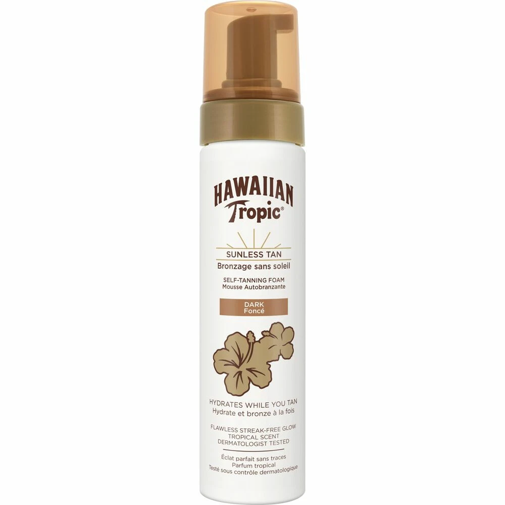 Hawaiian Tropic Sunless Tan Foam Dark