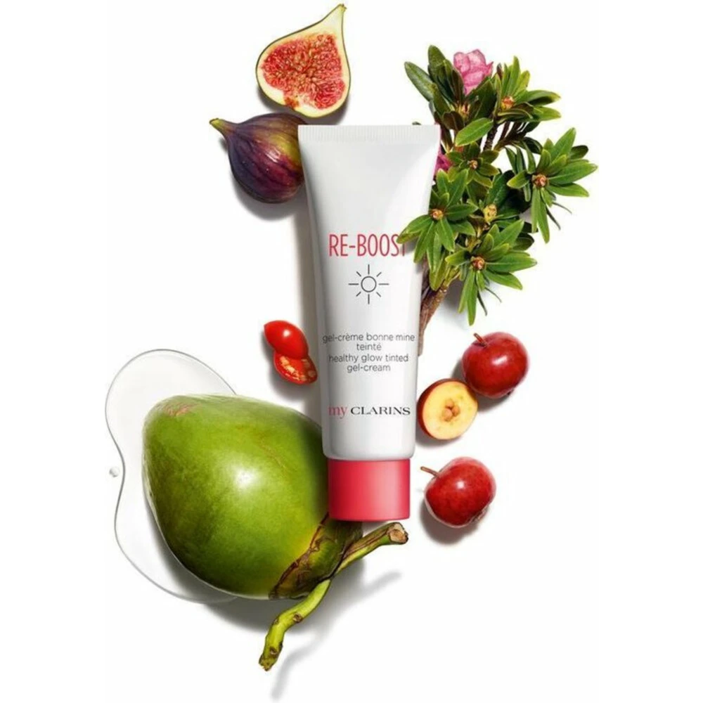 Clarins Re-Boost Healthy Glow Tinted Gel Gezichtscrème - Afbeelding 2