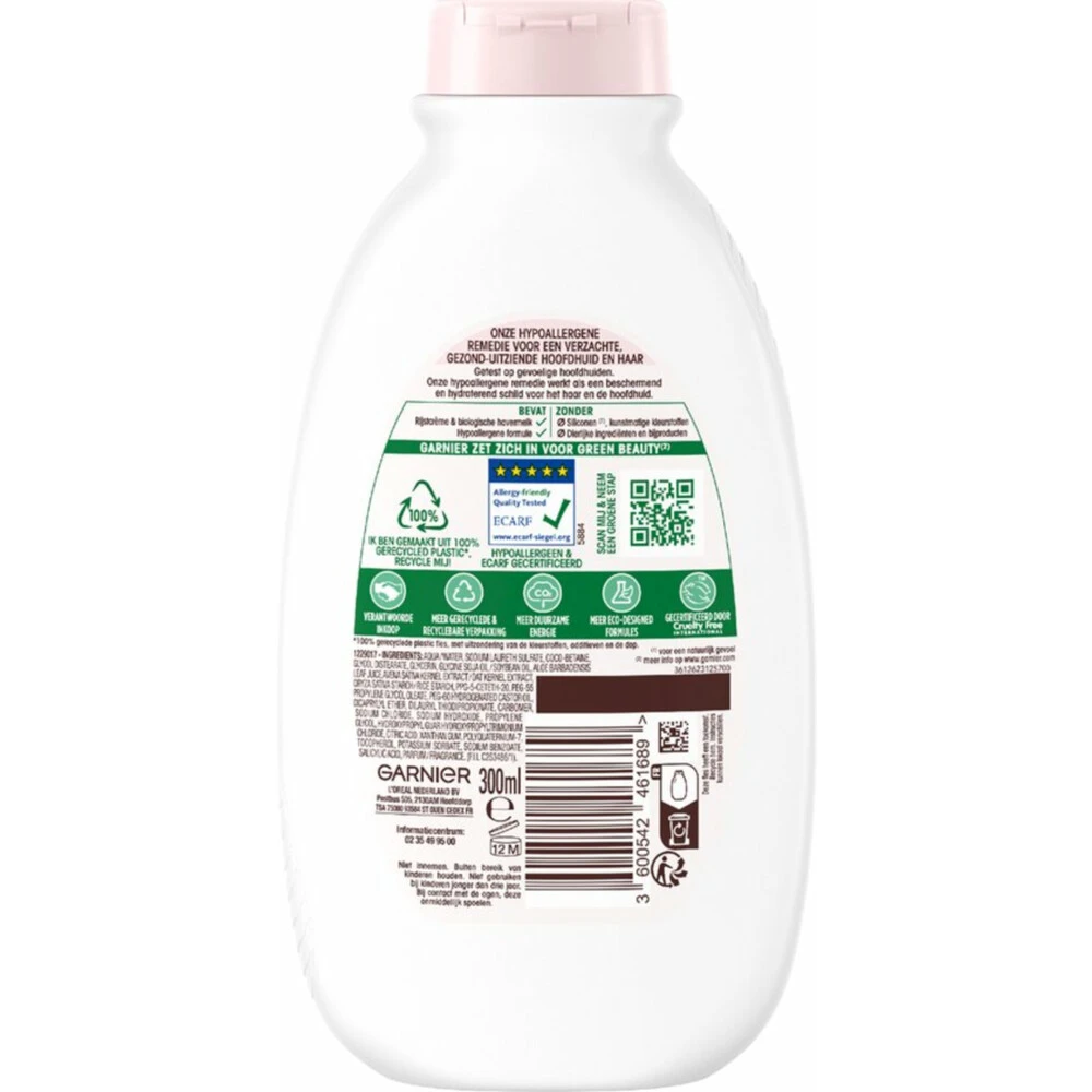 6x Garnier Loving Blends Milde Haver Shampoo - Afbeelding 2