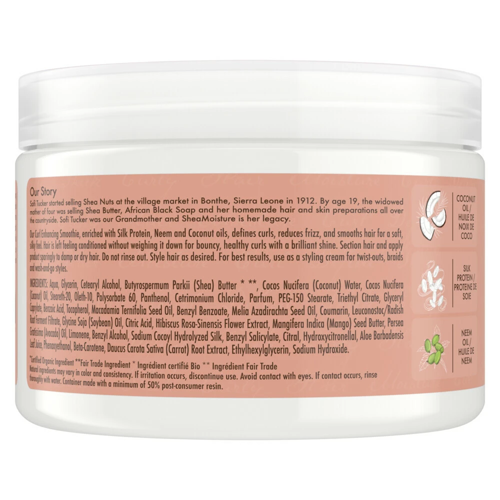 Shea Moisture Coconut & Hibiscus Curl Enhancing Smoothie - Afbeelding 2