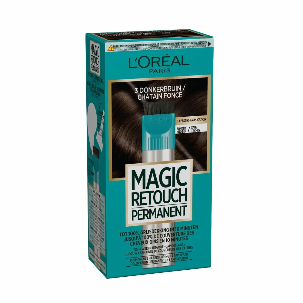 L'Oreal Lu0027Oréal Magic Retouch 3 Donkerbruin - Afbeelding 2