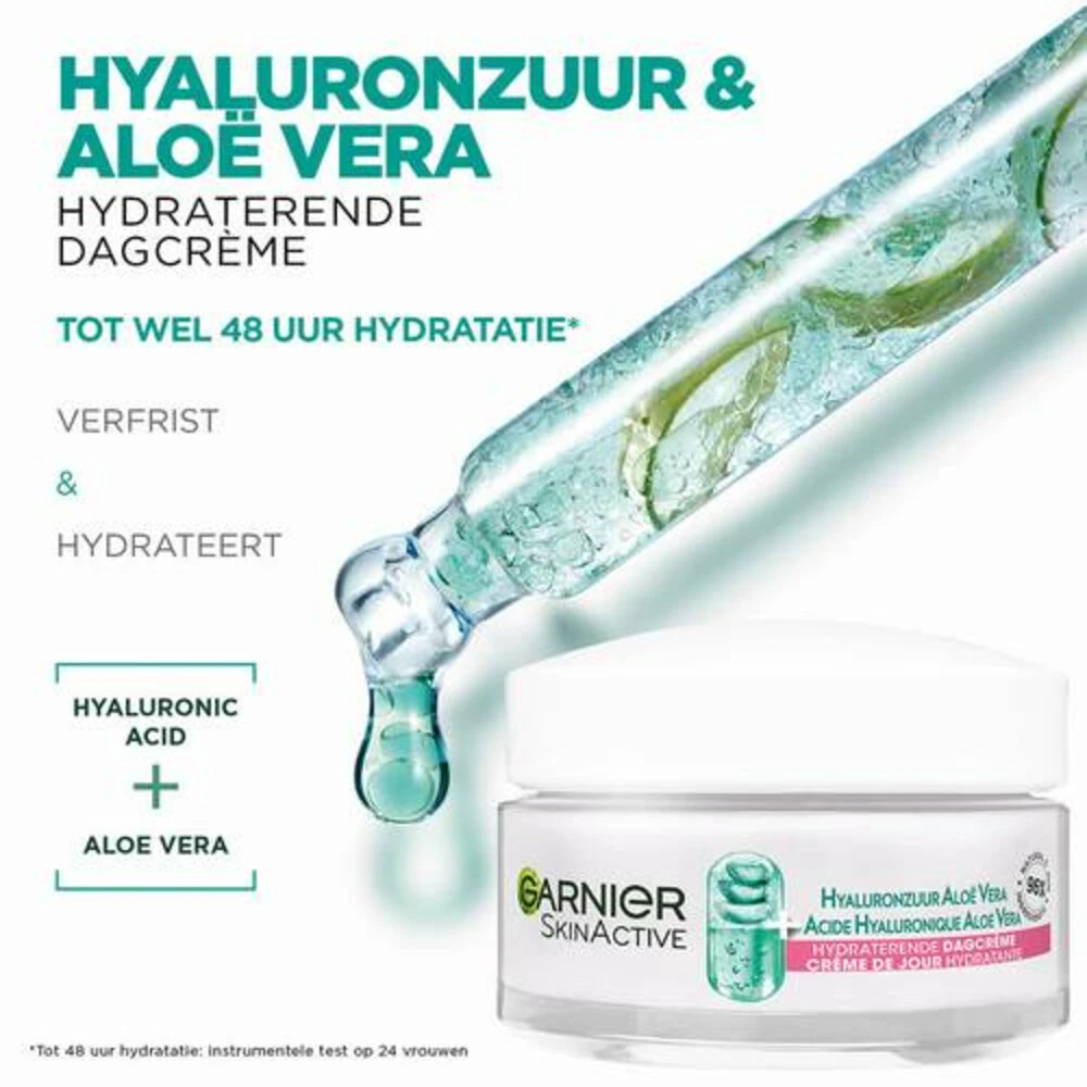 Garnier SkinActive Hyaluronzuur Aloë Vera Hydraterende Dagcrème - Afbeelding 4