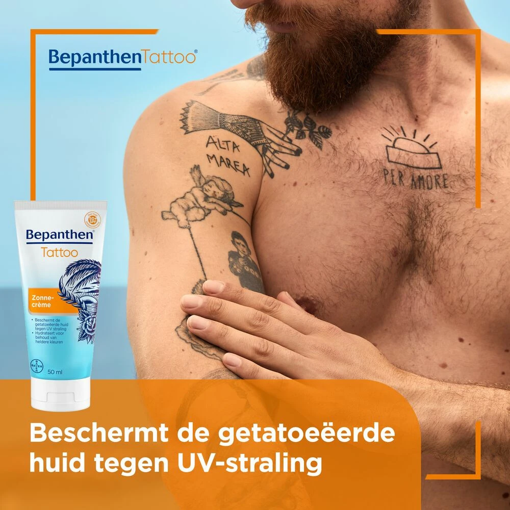 2x Bepanthen Tattoo Zonnecrème - Afbeelding 2