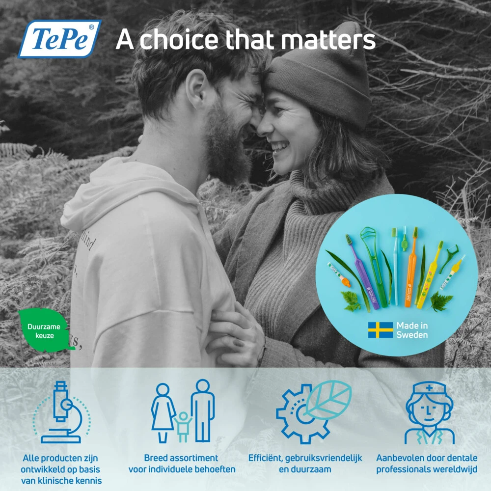 12x TePe Pure Tandpasta Mild Peppermint - Afbeelding 4