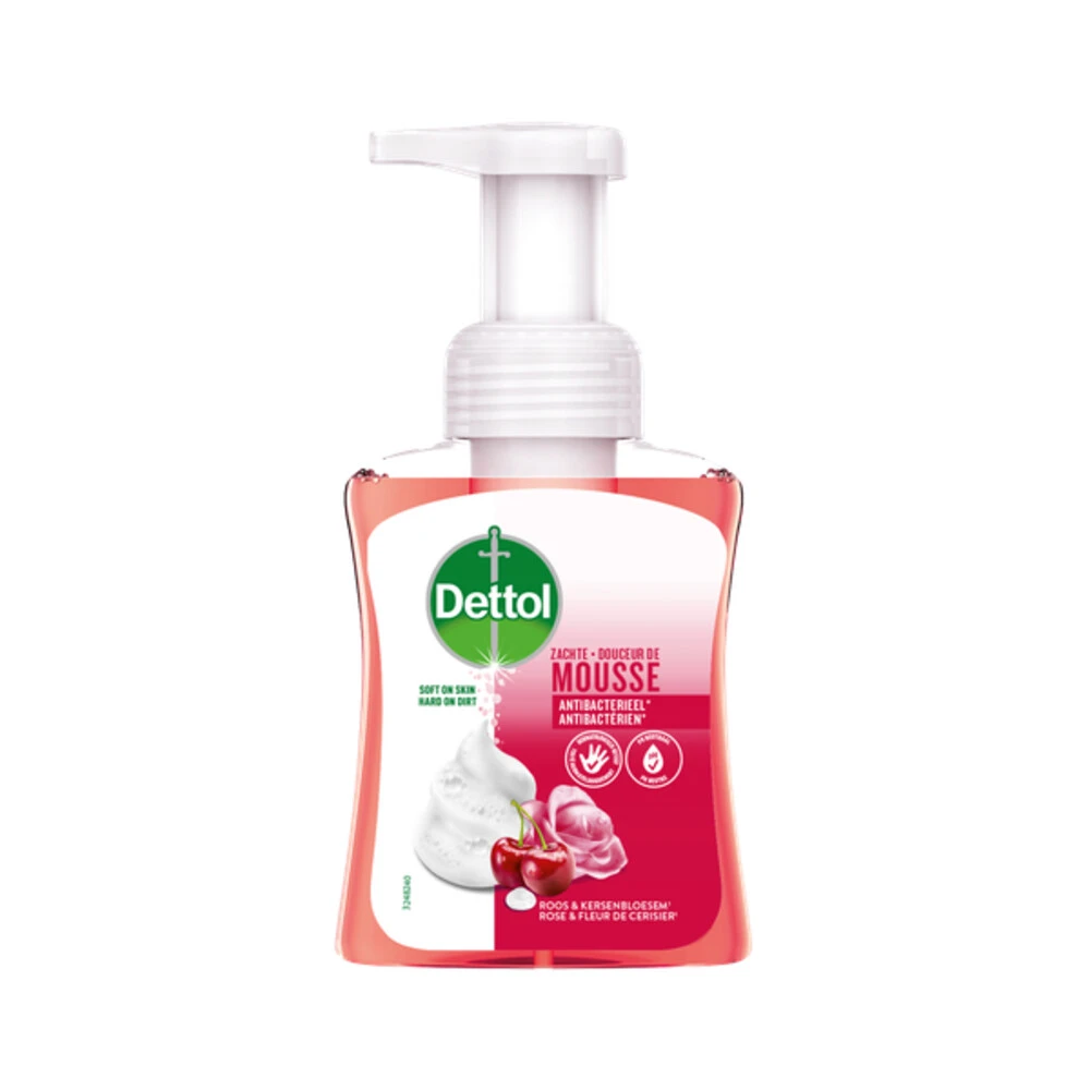 6x Dettol Foam Handzeep Rozen & Kers