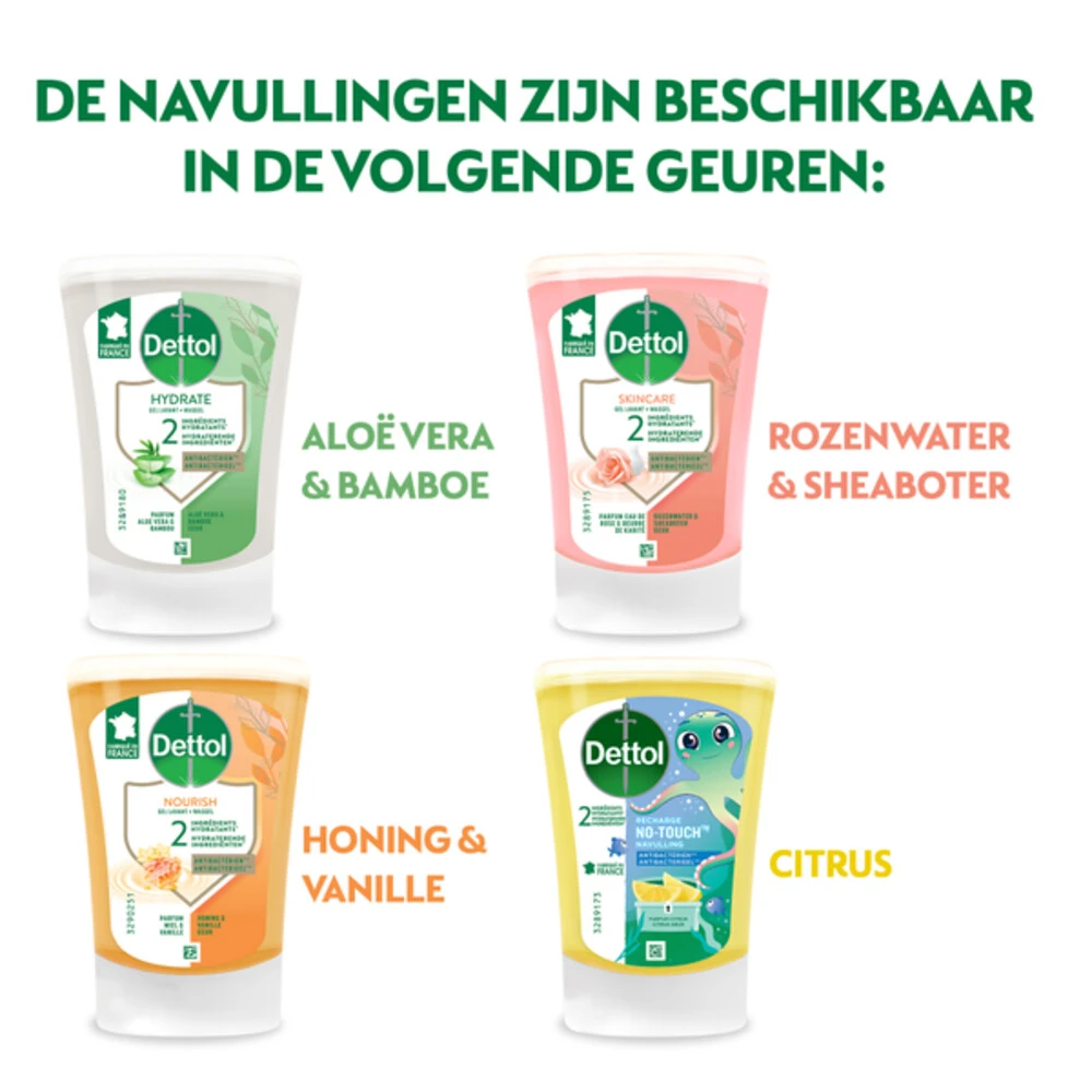5x Dettol No Touch Wasgel Navulling Voedende Sheabutter - Afbeelding 5