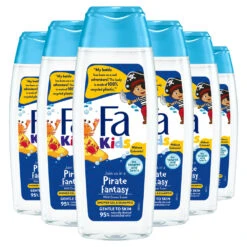 6x Fa Kids Douchegel & Shampoo Pirate