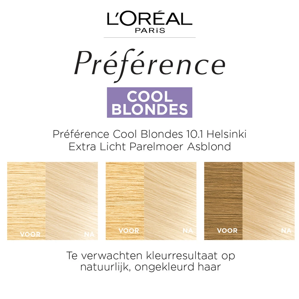 L'Oreal Lu0027Oréal Preference Haarkleuring 10.1 Helsinki - Cool Blondes - Afbeelding 4