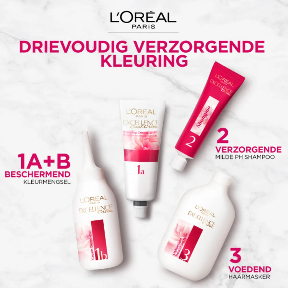 L'Oreal Lu0027Oréal Excellence Creme 8.1 Licht Asblond - Afbeelding 2