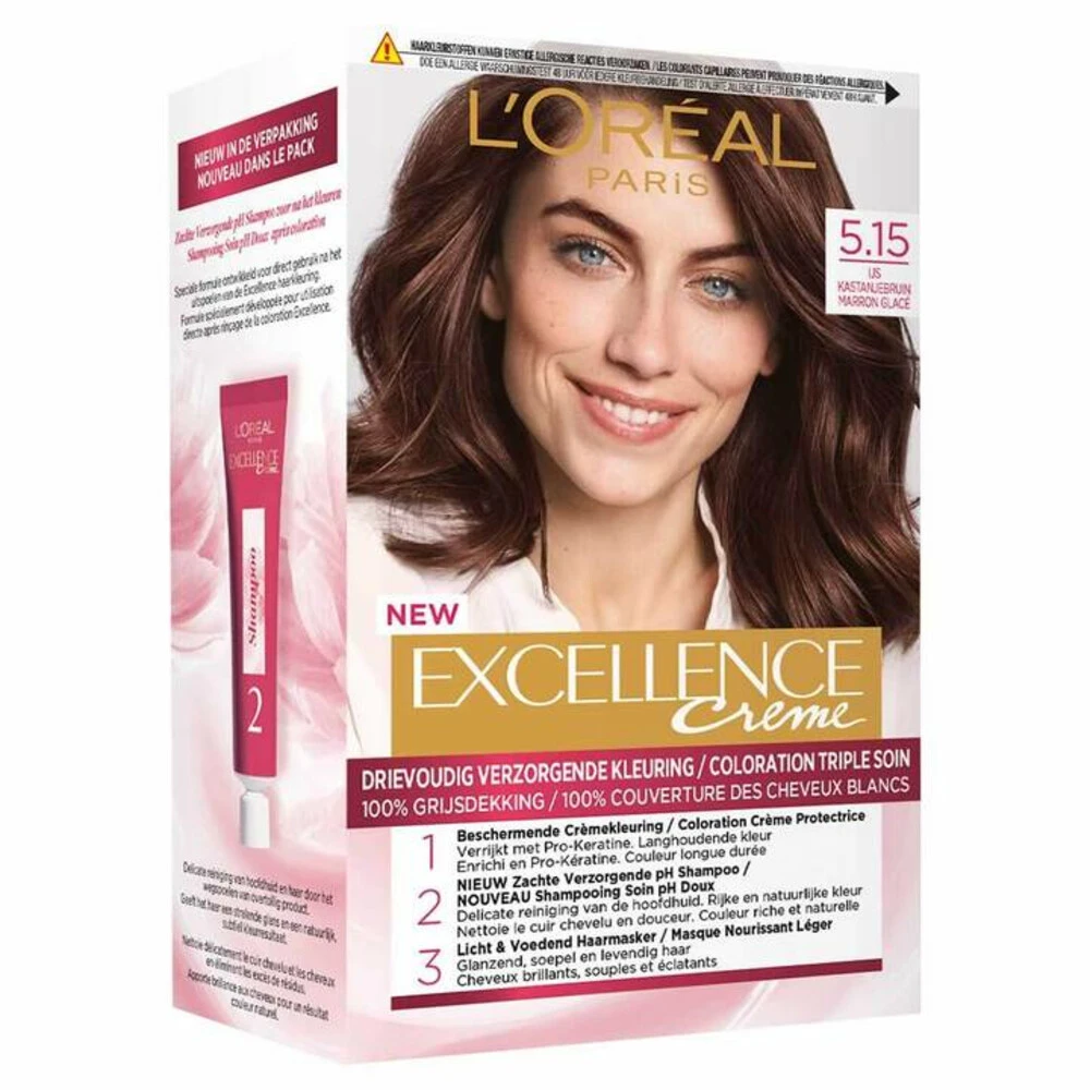 L'Oreal Lu0027Oréal Excellence Creme 5.15 IJs Kastanjebruin - Afbeelding 2