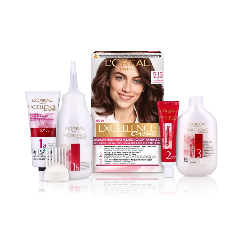L'Oreal Lu0027Oréal Excellence Creme 5.15 IJs Kastanjebruin - Afbeelding 4