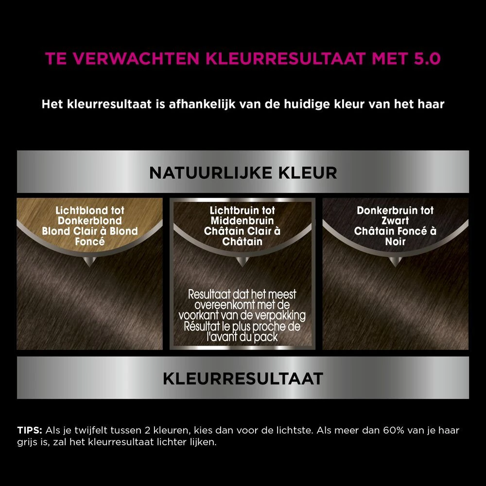 Garnier Olia Haarverf 5.0 - Bruin - Afbeelding 3