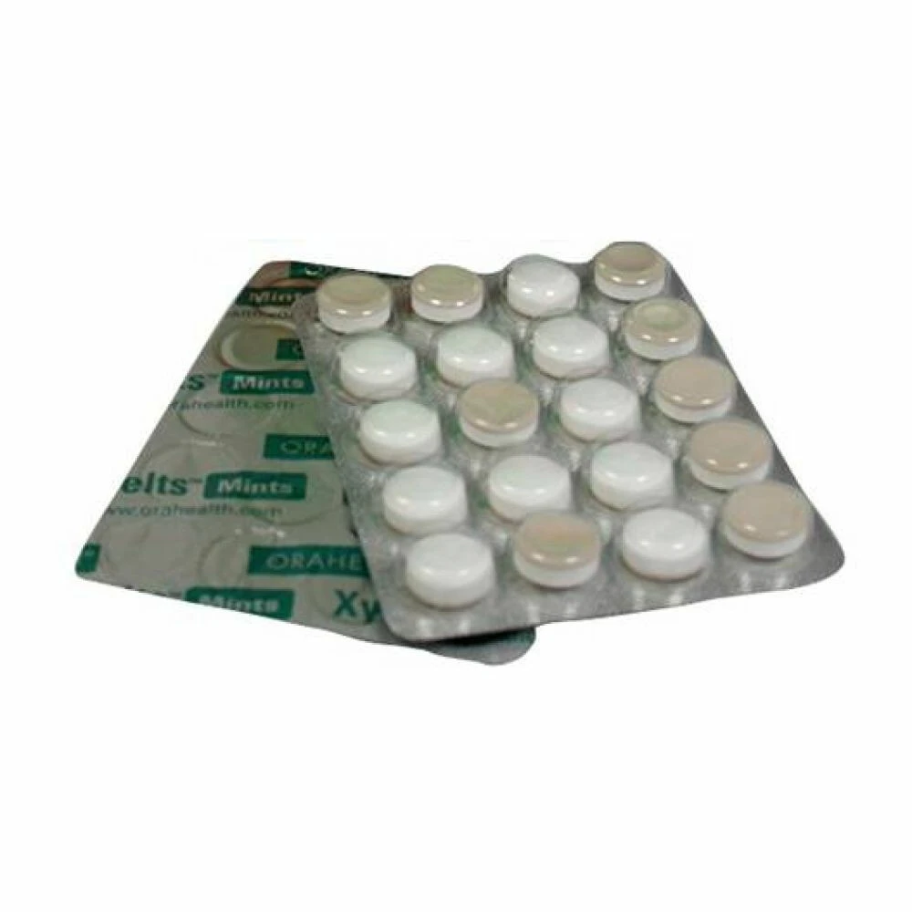 2x Xylimelts Voor Droge Mond Milde Munt - Afbeelding 2