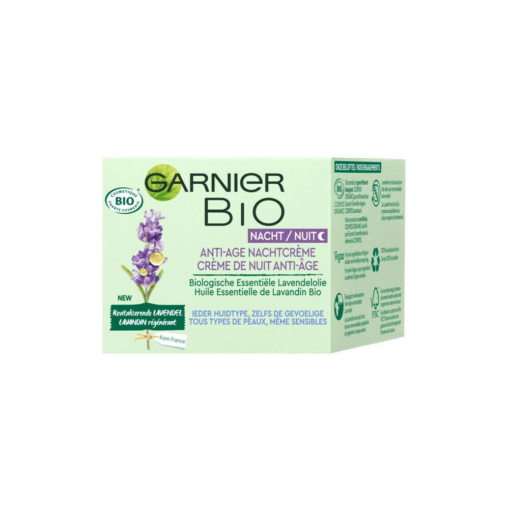 Garnier Bio Lavendel Anti Age Nachtcreme - Afbeelding 2